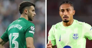 رسميا.. برشلونة يعلن مدة غياب رافينيا وغارسيا عن الملاعب