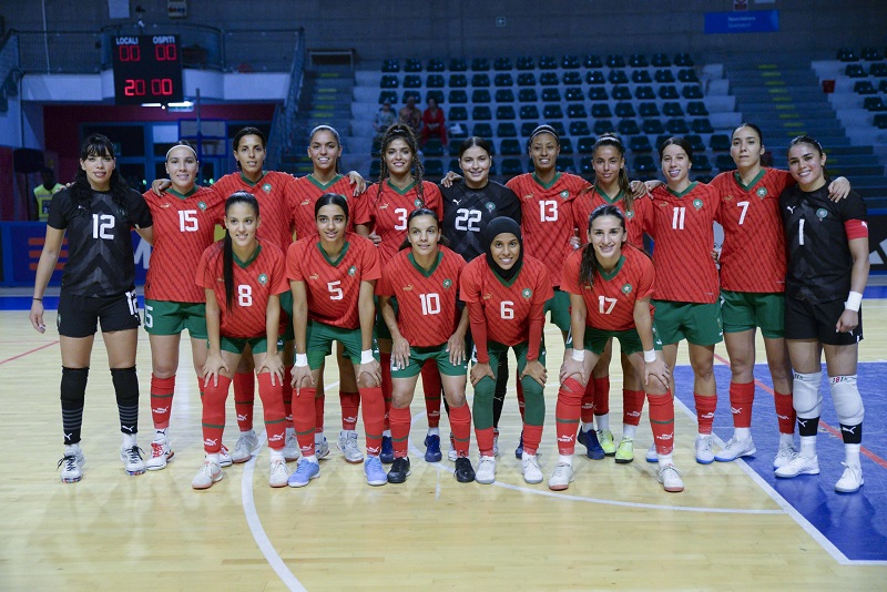 المنتخب الوطني النسوي لكرة القدم داخل القاعة ينهزم أمام إيطاليا في وديتين تحضيرية