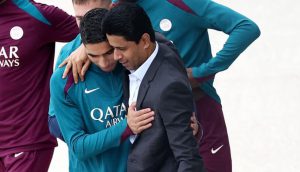 حكيمي: ناصر الخليفي رئيس عظيم