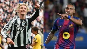 موعد مباراة نيوكاسل ضد برشلونة والقنوات الناقلة