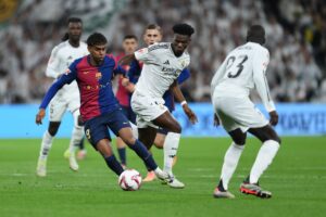 ريال مدريد يصف تصريحات لامين يامال بـ”قلة احترام” قبل كلاسيكو الأحد ريال مدريد يصف تصريحات لامين يامال بـ”قلة احترام” قبل كلاسيكو الأحد