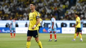 النصر يواصل نتائجه المميزة بفوز أمام الحزم في دوري روشن السعودي النصر يواصل نتائجه المميزة بفوز أمام الحزم في دوري روشن السعودي