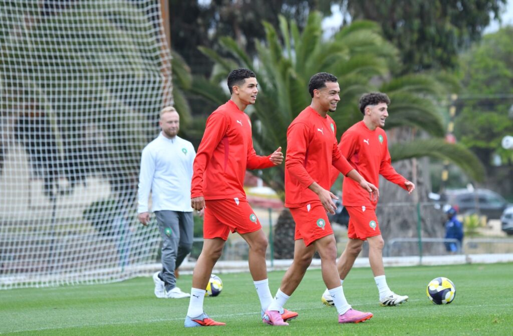 المنتخب المغربي لأقل من 20 سنة ينهي تحضيراته لمواجهة فرنسا