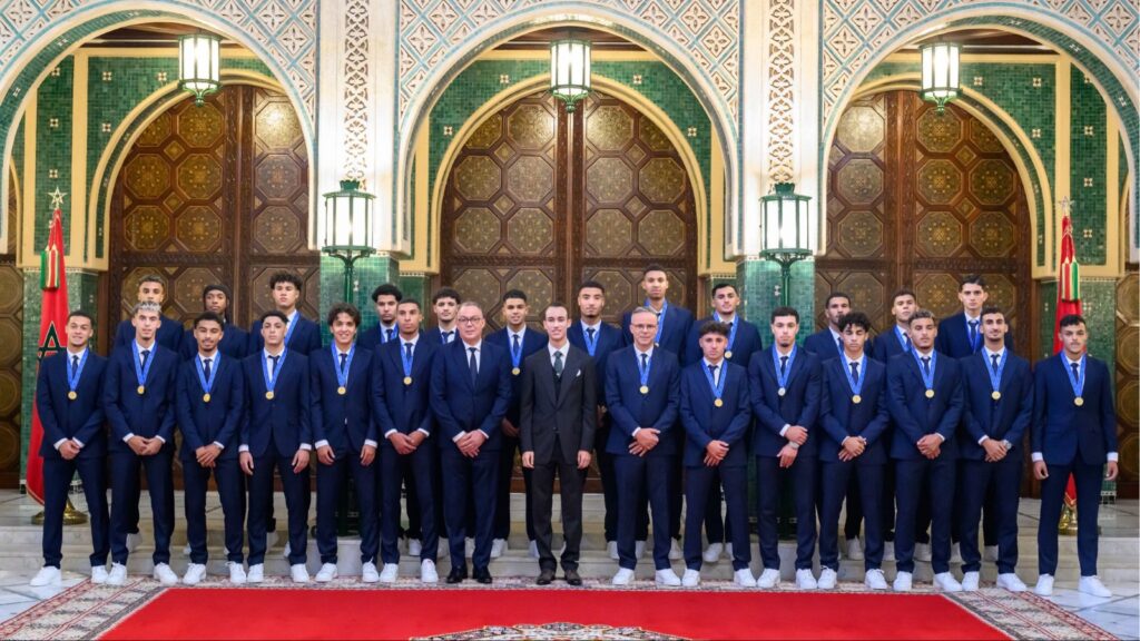 لاعـبو المنتخب المغربي للشباب: فخورون بالاستقبال الملكي