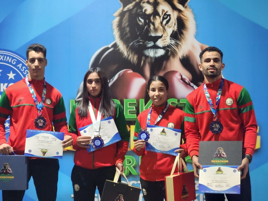 المغرب يفوز ب4 ميداليات خلال الدوري الدولي المفتوح للكيك بوكسينغ بأوزبكستان
