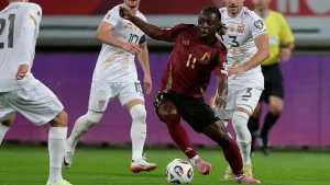 المنتخب البلجيكي يكتفي بالتعادل أمام مقدونيا الشمالية في تصفيات المونديال