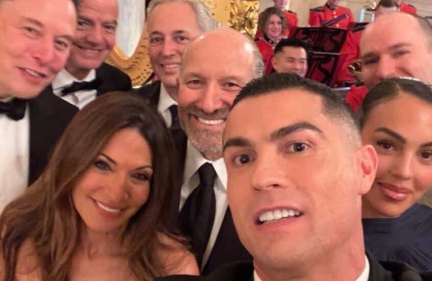 رونالدو في البيت الأبيض.. سيلفي مثير في ضيافة دونالد ترامب