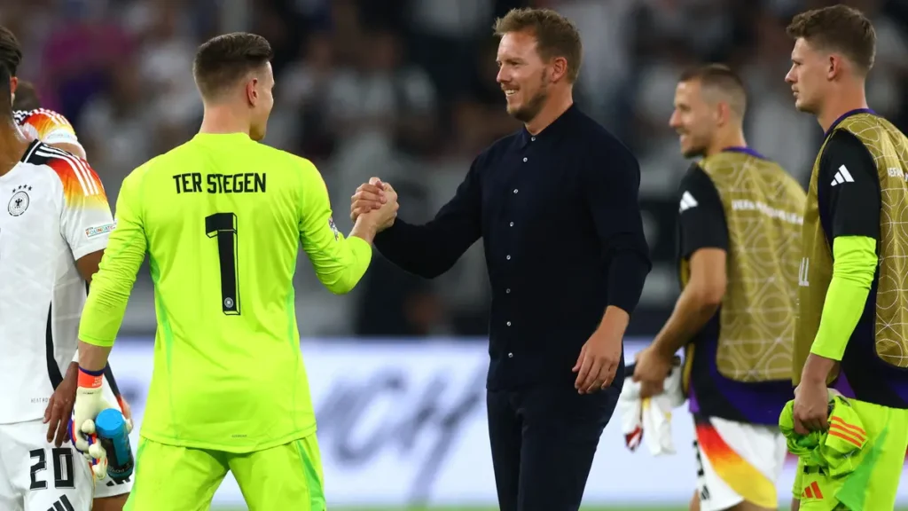 ناغلسمان: تير شتيغن مرشح ليكون الحارس الأول لألمانيا في مونديال 2026