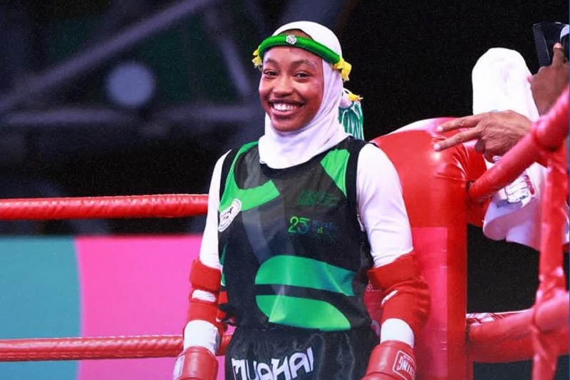 المغربية كلثوم أخلوف تحصد ذهبية المواي تاي في ألعاب التضامن الإسلامي
