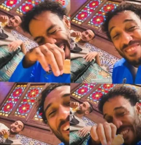 ضحك وشاي مغربي.. كواليس لقاء زياش وأوباميانغ في معسكر الغابون