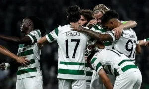 سبورتنغ لشبونة يكتسح كلوب في دوري أبطال أوروبا