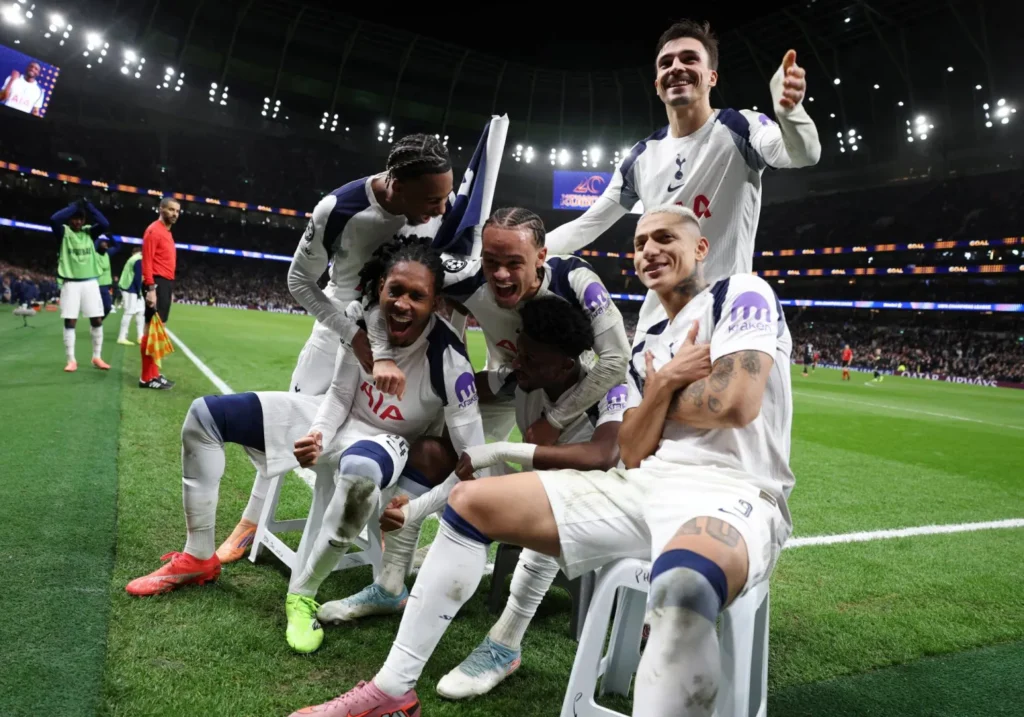 توتنهام يحسم مباراته مع سلافيا براغ في دوري أبطال أوروبا