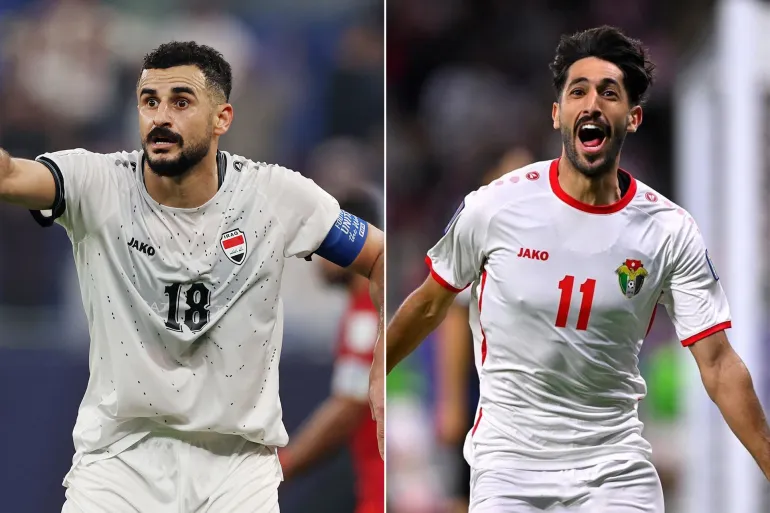 كأس العرب.. موعد مباراة الأردن ضد العراق والقنوات الناقلة