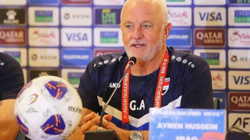 مدرب العراق يوجه 3 توجيهات للاعبيه قبل مواجهة الأردن في كأس العرب