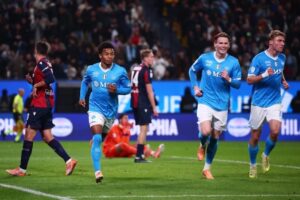 نابولي يفوز بكأس السوبر الإيطالي على بولونيا (2-0)