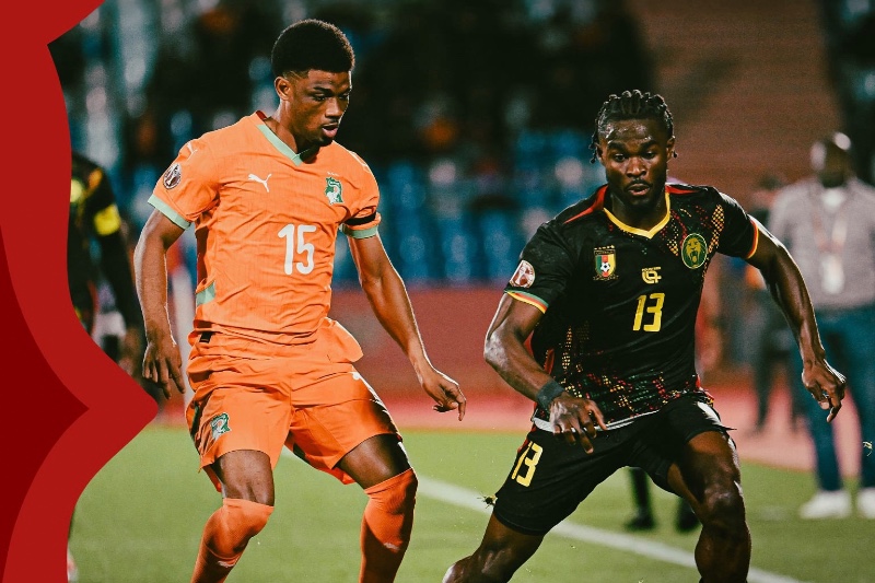 الكاميرون وكوت ديفوار يتعادلان (1-1) ويقتسمان الصدارة