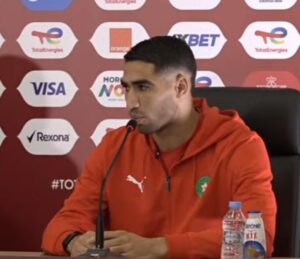 حكيمي: قرار مشاركتي بيد المدرب وأدعم المنتخب دائمًا