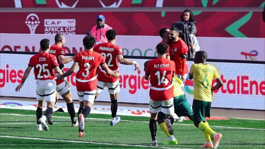 مصر تفوز على جنوب إفريقيا بركلة جزاء مثيرة للجدل