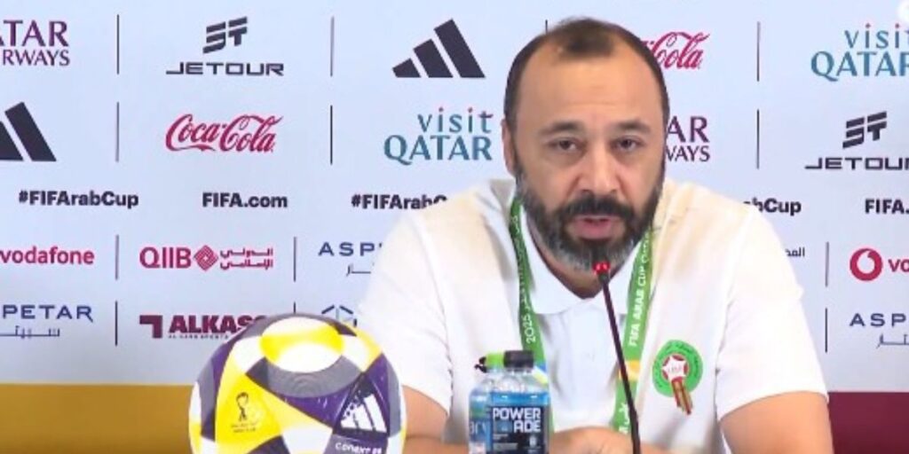 السكتيوي :كرة القدم الوطنية حققات نتائج إيجابية وهدفنا هو الفوز بكأس العرب”