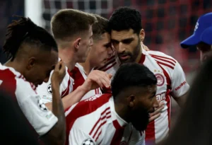 أولمبياكوس يفوز على ليفركوزن بدوري أبطال أوروبا