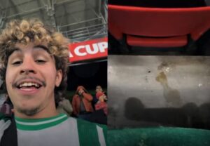 مشجع جزائري يثير جدلاً واسعًا بادعاء التبول في الملعب