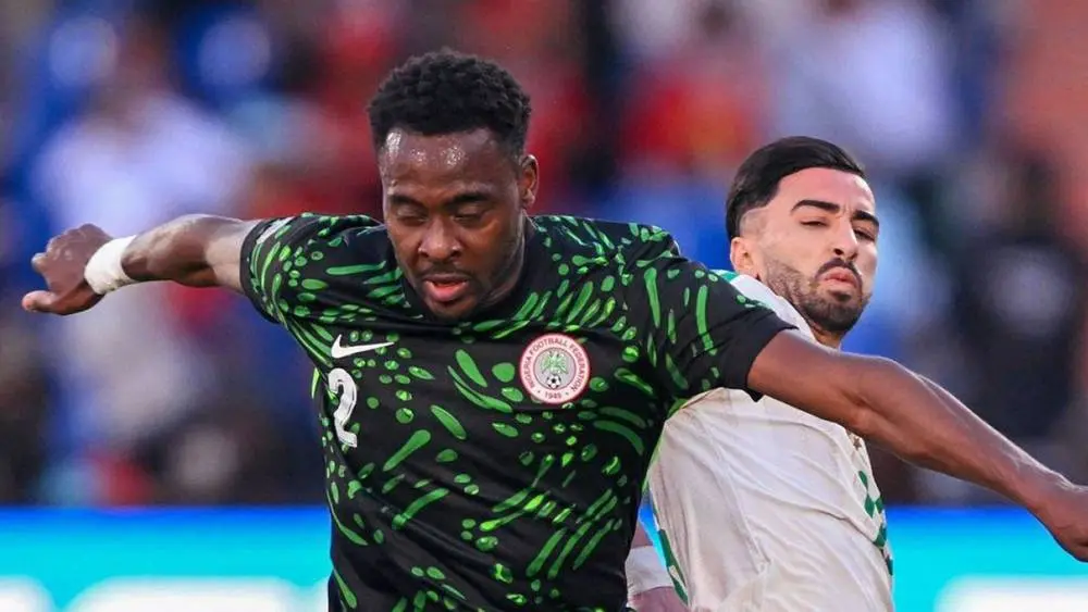 مدافع نيجيريا يوضح سيطرة فريقه على مباراة الجزائر