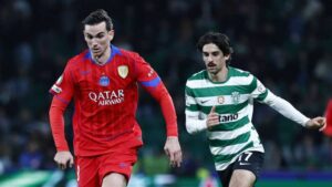 سبورتينغ لشبونة يهزم باريس سان جيرمان بدوري الأبطال