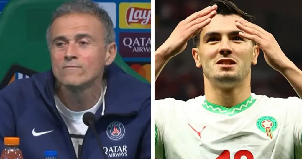 إنريكي يدعم براهيم دياز بعد إهدار ركلة الجزاء بالنهائي