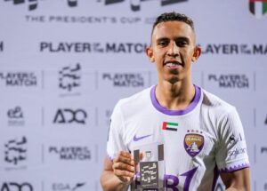 سفيان رحيمي يحصد جائزة رجل مباراة العين ودبا الفجيرة