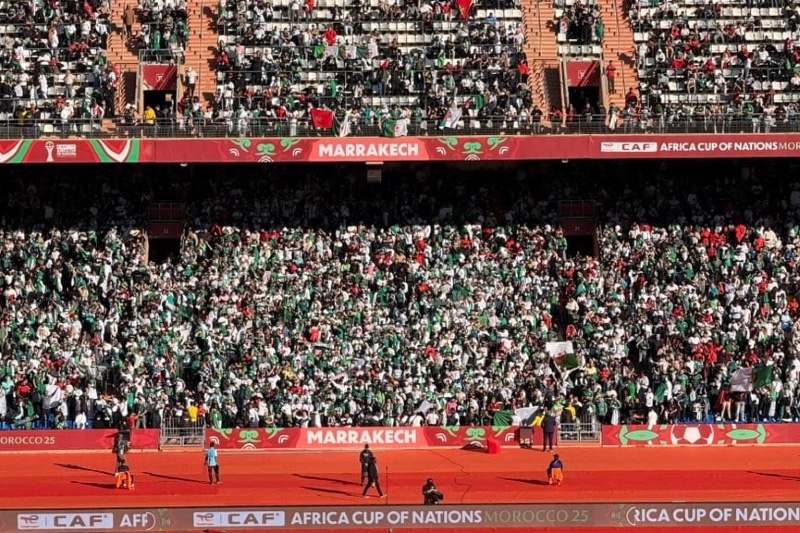 "الكاف" يفتح تحقيقًا في أعمال شغب جماهير الجزائر