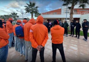 "أورونج بويز" يحفز لاعبي نهضة بركان قبل مواجهة بيراميدز