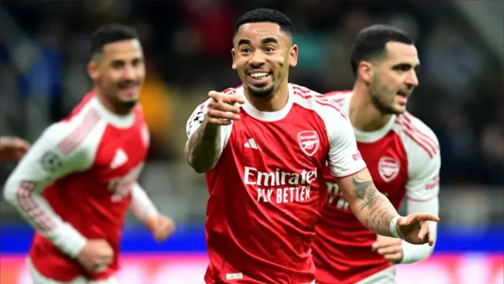 أرسنال يفوز على إنتر ميلان بثلاثية بدوري الأبطال