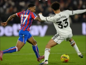 كريستال بالاس وفولهام يتعادلان إيجابيًا 1-1 في الدوري الإنجليزي