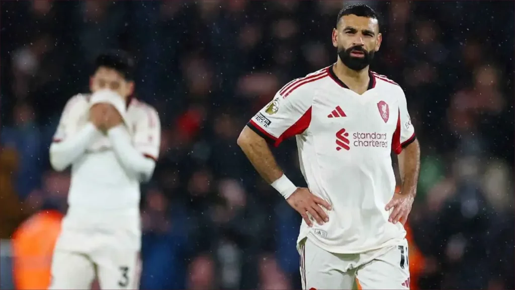 صلاح يخذل ليفربول: أداء مخيب وصدمة للجماهير