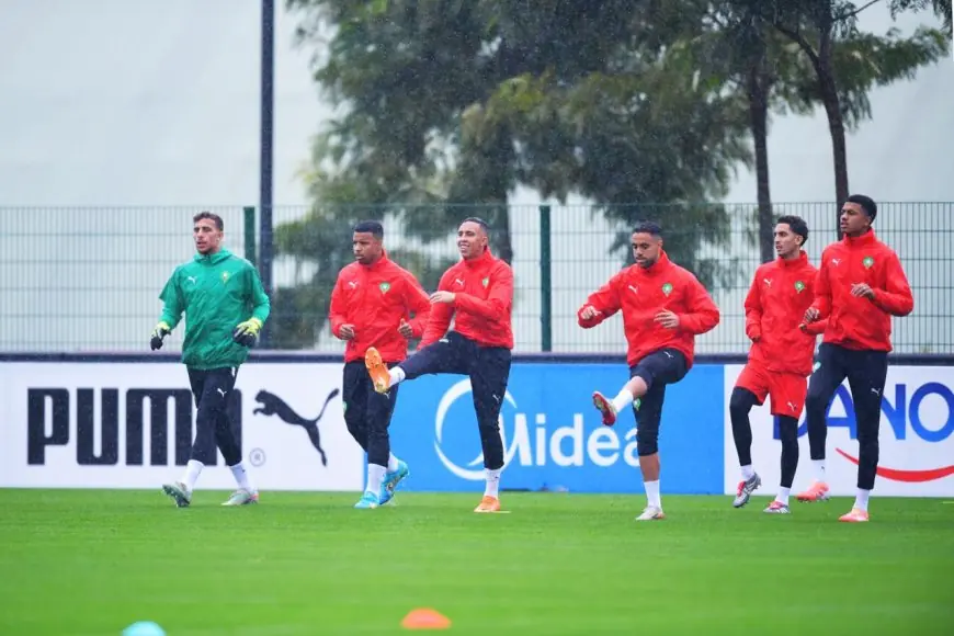أمرابط يغيب عن تدريبات المغرب الأخيرة قبل مواجهة الكاميرون