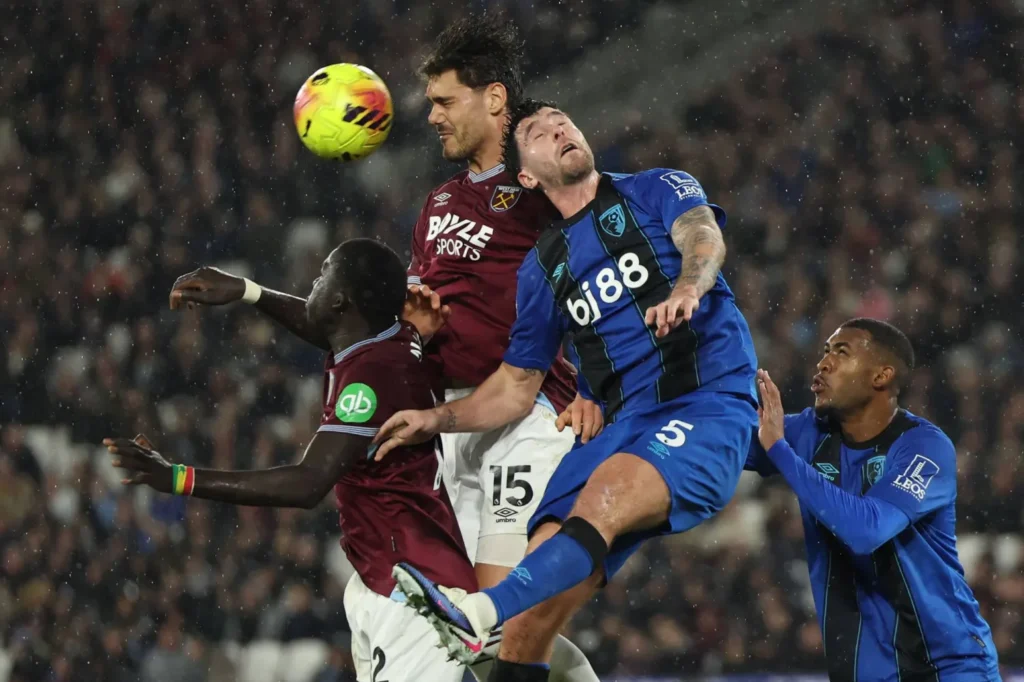 وست هام يتعادل مع بورنموث ويواصل المعاناة في الدوري