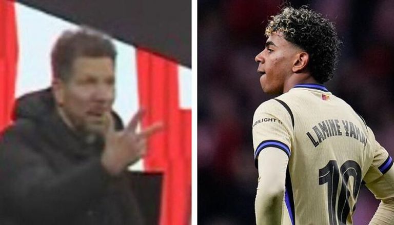 سيميوني يستفز لامين يامال بعد فوز أتلتيكو مدريد