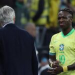 فينيسيوس: أنشيلوتي الأفضل.. ويثق بفوز البرازيل بكأس العالم