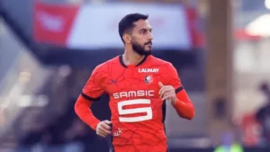 التعمري يتعرض لانتقادات حادة داخل صفوف رين الفرنسي