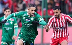 المكناسي يفوز على الرجاء بهدف في الجولة 11 من البطولة