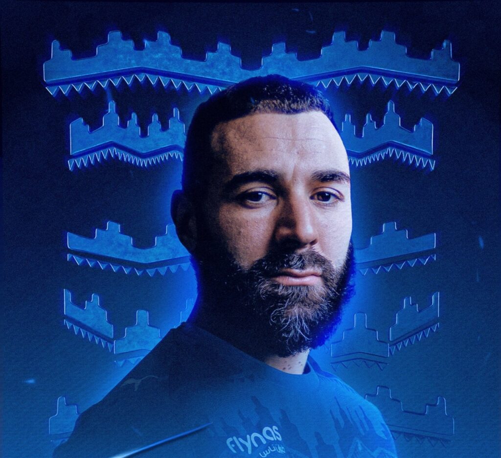 الهلال السعودي يعلن تعاقده رسميًا مع كريم بنزيما