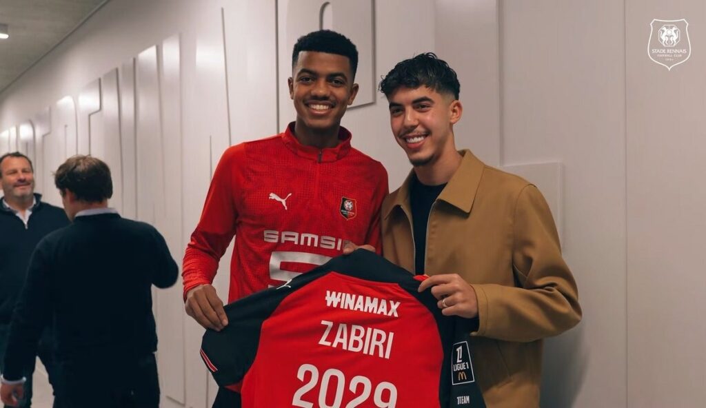 رين يعلن غياب أيت بودلال والزابيري عن مواجهة باريس سان جيرمان