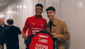 رين يعلن غياب أيت بودلال والزابيري عن مواجهة باريس سان جيرمان