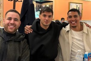 إبراهيم دياز يشارك الجالية المغربية إفطار مدريد