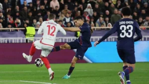 حكيمي يسجل هدفًا أمام موناكو ويحقق رقمًا مميزًا بدوري الأبطال