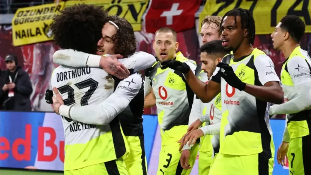 دورتموند يتعادل مع لايبزيغ بهدف قاتل في الوقت بدل الضائع