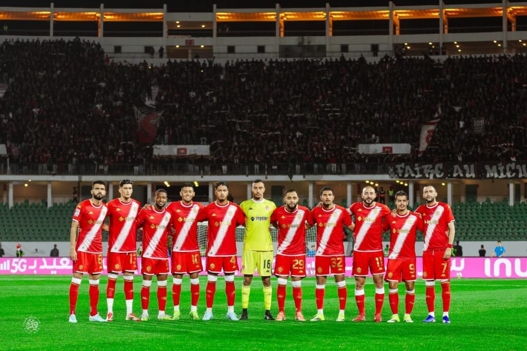 الوداد الرياضي يعلن قائمة لاعبيه لمواجهة الجيش الملكي