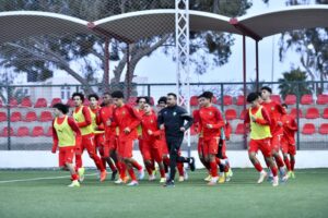 المغرب تحت 17 عامًا يبدأ تدريباته في بنغازي استعدادًا للبطولة