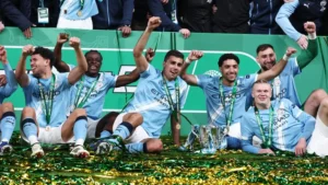 مرموش يتوّج بلقبه الأول مع مانشستر سيتي في كأس الرابطة