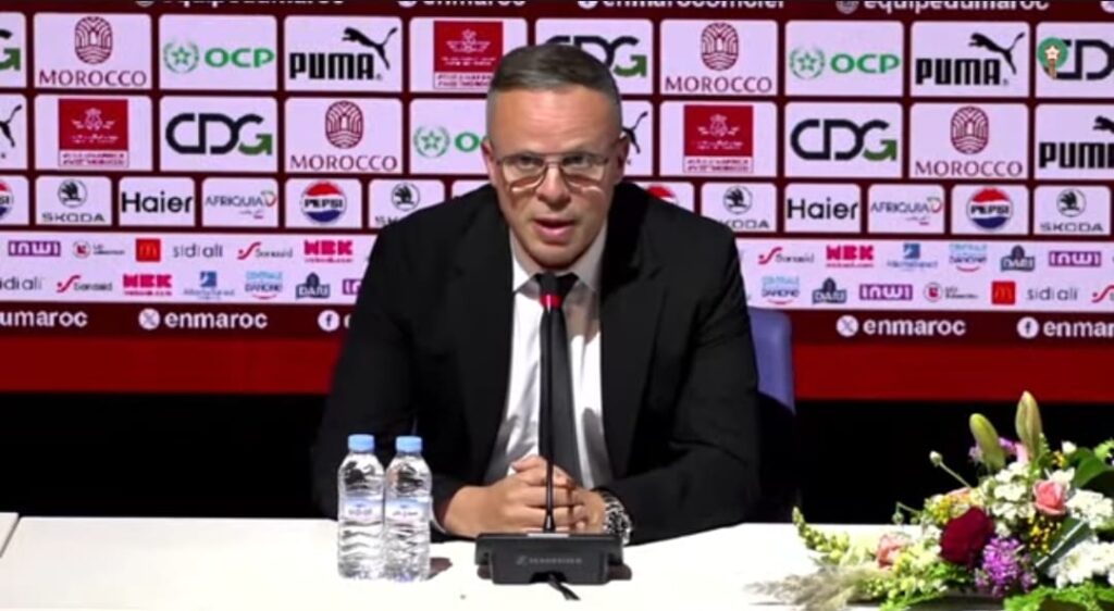 وهبي يعلن عن جواو ساكرامنتو مساعدًا لتدريب المغرب.